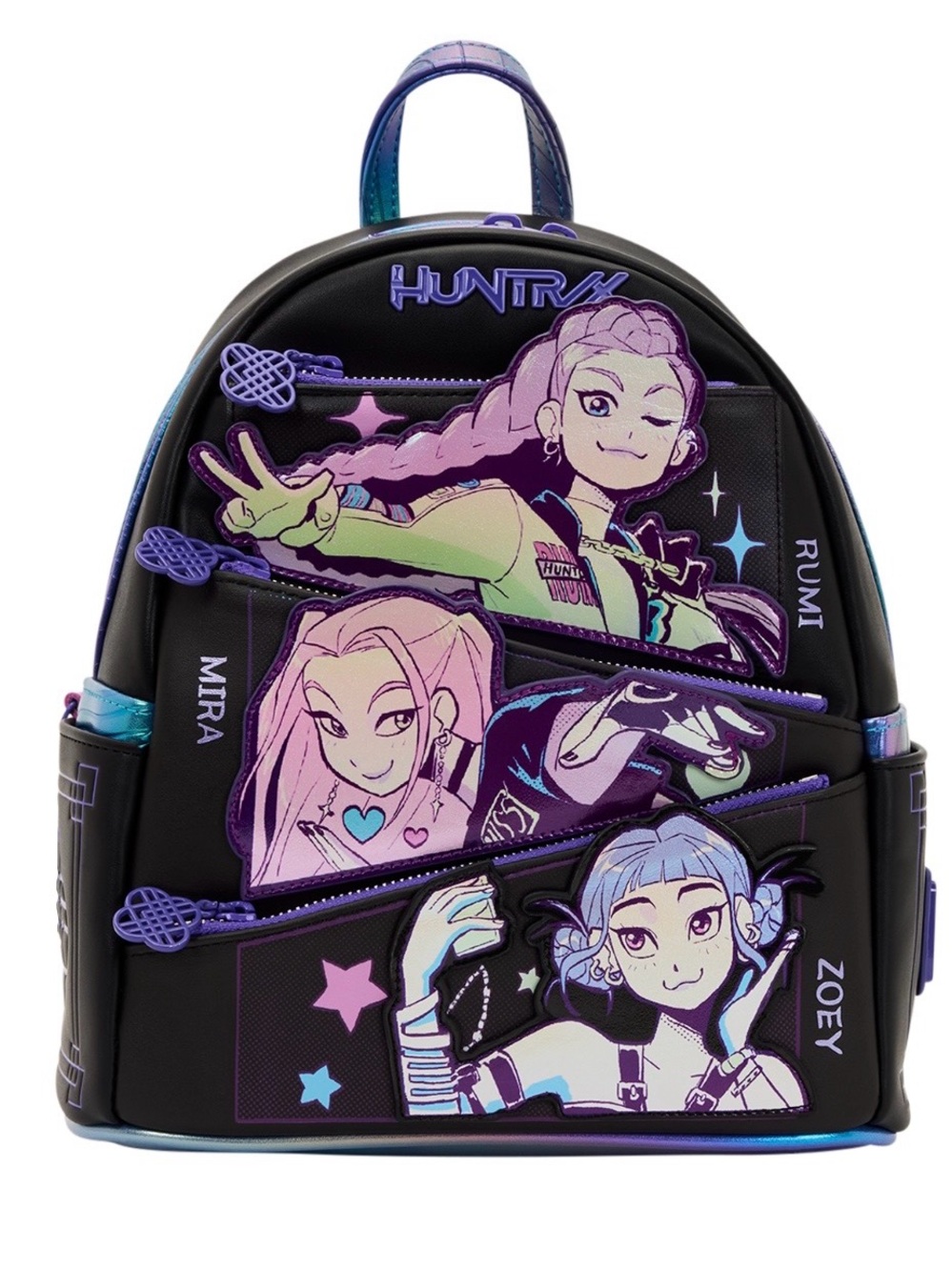 Loungfly KPop Demon Hunters Huntrixx Character Mini Backpack NWT HTF